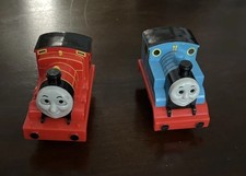 Thomas and Friends - James  Percy Push Back  Go Friction Toys - 2004 Works