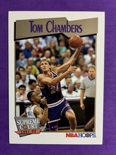 1991-92 NBA Hoops - Supreme Court Tom Chambers #489 Free Shipping/Toploader