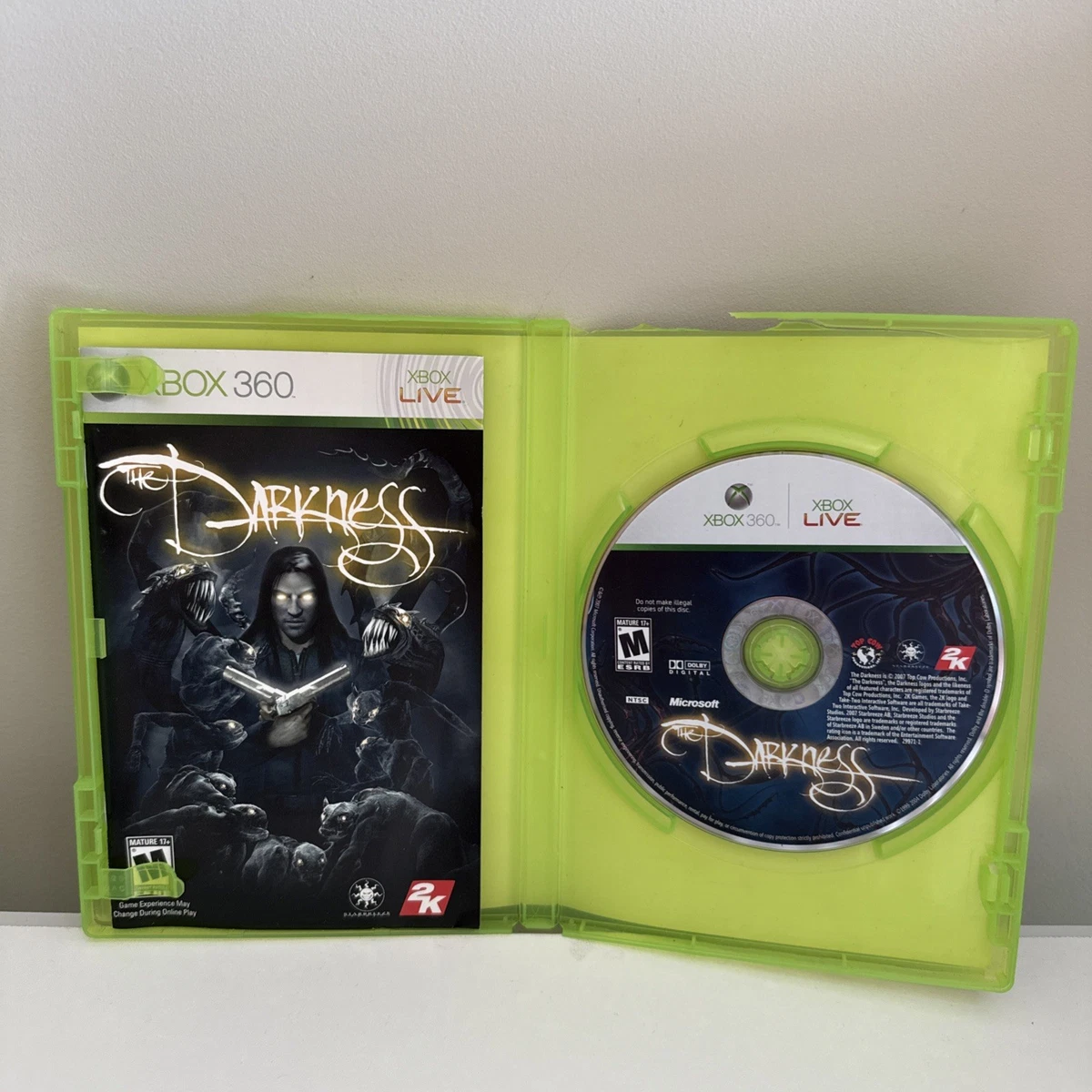 The Darkness Sur Xbox 360 - Version PAL UK - Disque Promotionnel TBE