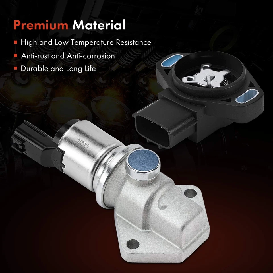 Juego de 2 sensores de posición del acelerador y válvula de control de aire de ralentí para Suzuki Aerio Esteem Foto 4 de 4