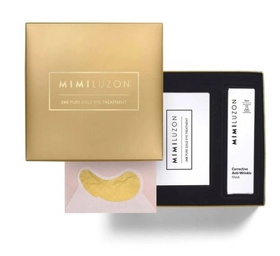 Mimi Luzon 24 K Pure Gold Eye Tretment Set Flecken + Maske