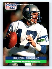 1991 Pro Set Spanish #664 Dave Krieg Fresh Break EX-EXMINT