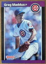 ungraded Greg Maddux #373 1989 Donruss baseball card