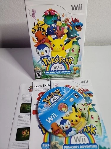 PokéPark Wii: Pikachu's Adventure Nintendo Wii 2010 Complete 