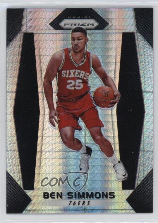2017-18 Panini Prizm Hyper Prizm Ben Simmons #9 0nr3
