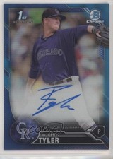 2016 Bowman Draft Chrome Pick Blue Refractor /150 Robert Tyler #CDA-RT Auto 2f9