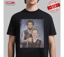 Funny Step Bro Caleb Williams and Ben Johnson Football T-Shirt