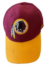RETRO Throwback Washington Redskins Embroidered Logo Reebok Adjustable Cap FLAW