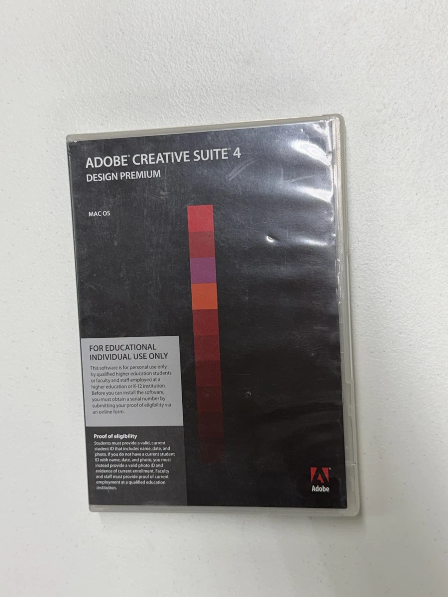 adobe cs4 web premium products for sale | eBay
