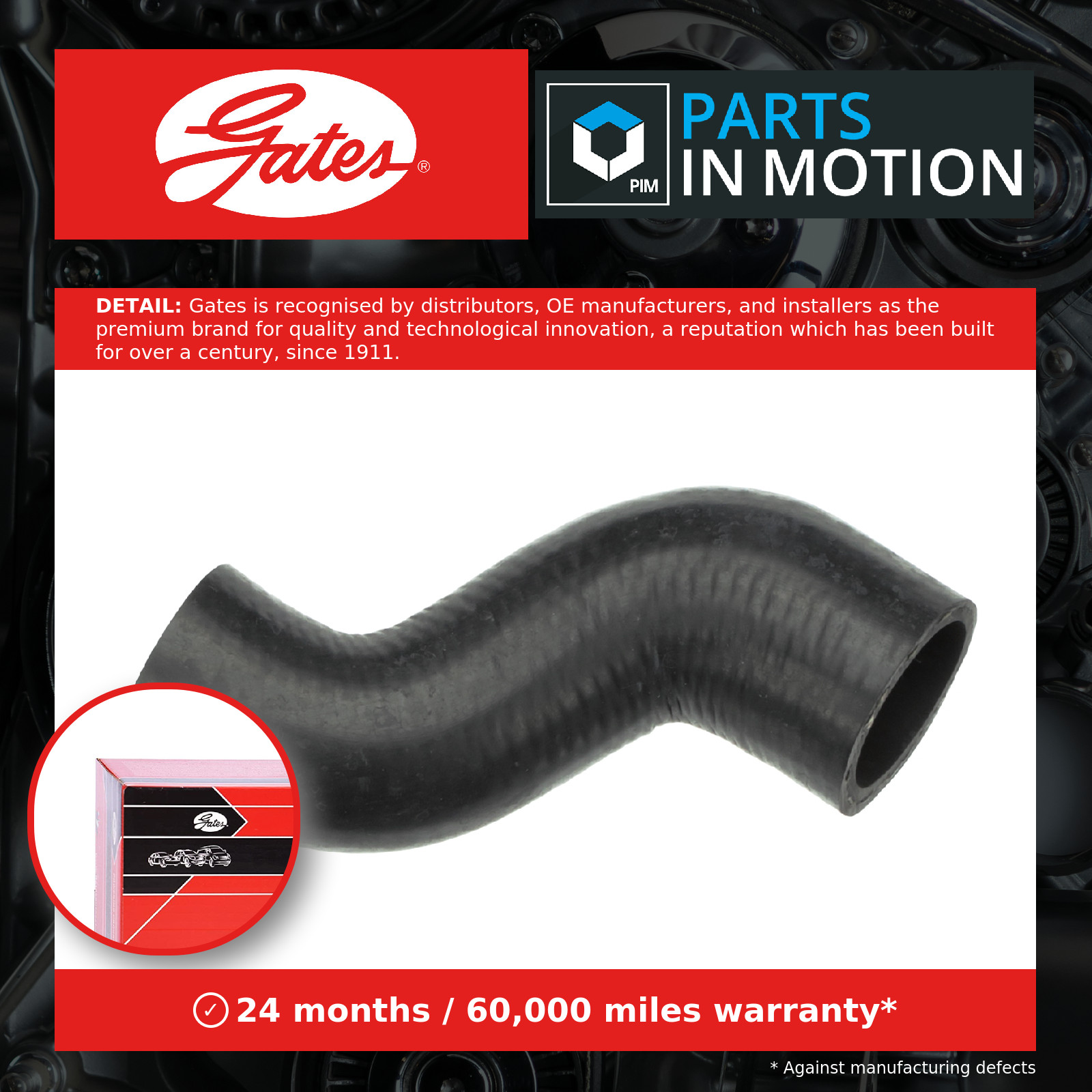 Radiator Hose fits VAUXHALL NOVA 1.4 Lower 90 to 93 Coolant Gates 1336291 New
