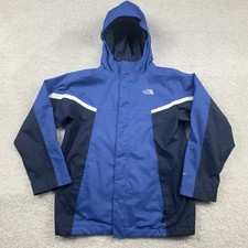 The North Face Jackets Boys Large 14/16 Blue Hyvent 2 IN 1 Triclimate Hooded Ski