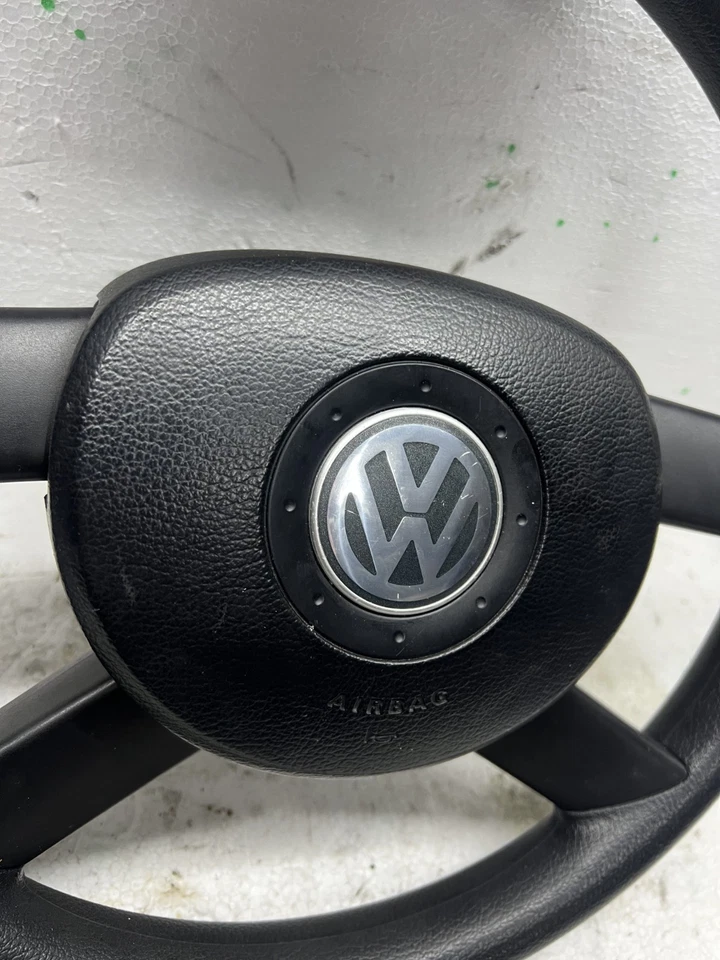 Original VW Polo 9N 9N3 Touran 1T Airbaglenkrad Lenkrad 6Q0419091G  Emblem - Bild 2 von 4