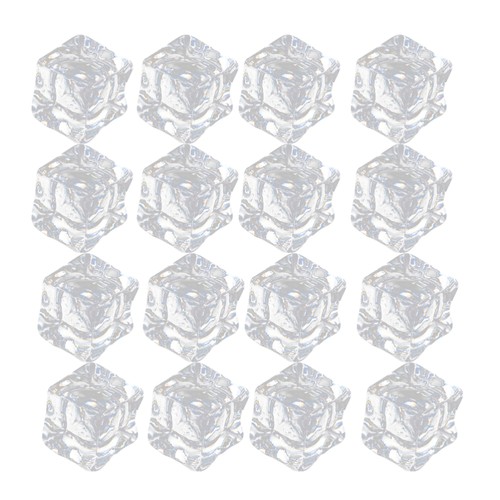 50pcs Reusable Ice Cube Acrylic Squares Ice Cubes Washable Ice Cube Fish Tank - Picture 12 of 12
