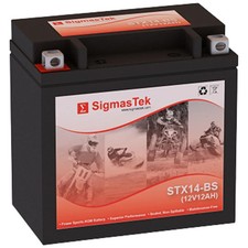 STX14-BS SLA 200CCA Replacement Battery for Suzuki 400CC LT-A400F KingQuad, 2009