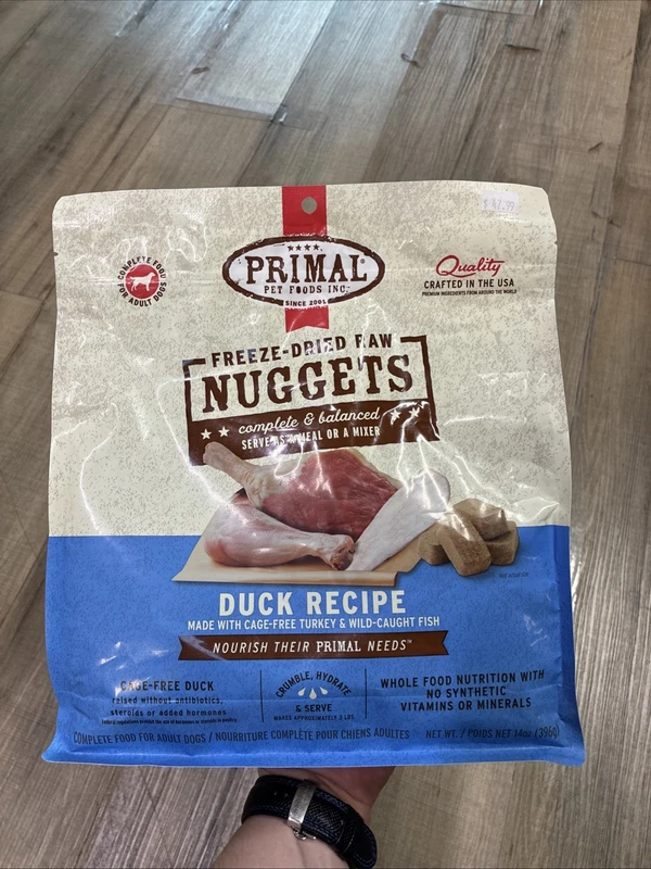 Primal Freeze-Dried Duck Recipe Dog Food