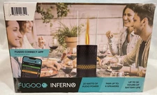 FUGOO Inferno Portable Bluetooth Speaker & Glass Top Lantern w/ Real Flame