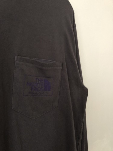 Camisa The North Face Etiqueta Púrpura Nanamica Cuello Simulado L/S Bolsillo Gris Oscuro Pequeña - Imagen 5 de 9