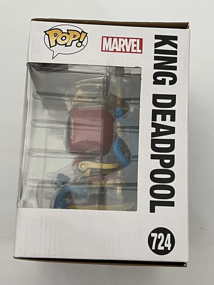 Виниловая фигурка FUNKO Pop Marvel King Deadpool on Throne новая в наличии! - Изображение 4 из 4