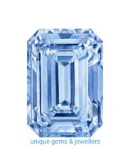 VVS1 Quality 3 Ct Emerald Cut fancy Blue Color Diamond loose Gemstone 1gift