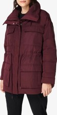 Bnwt Sweaty Betty Utility Jacket, Small S, Water Resistant Padded Coat, Plum Red