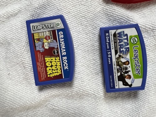 Leapfrog Leapster Learning Games Star Wars Jedi Math, School House Rocks Grammar - Picture 2 of 9