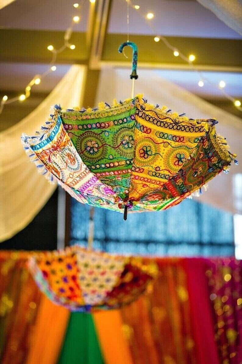 Umbrella Ceiling Wedding