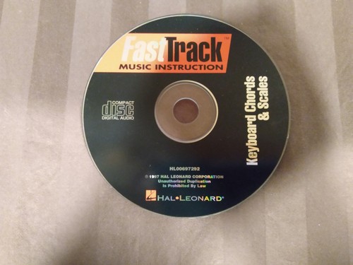 Fast Track Music Instruction Keyboard Chords & Scales CD DISC ONLY