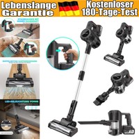 Akku Staubsauger Handstaubsauger Kabellos Beutellos Wandladestation 6 In 1 Hepa