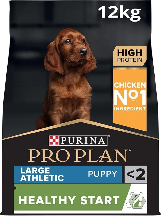 PRO PLAN® Large Athletic Puppy Healthy Start Dry Dog Food with Chicken 12kg