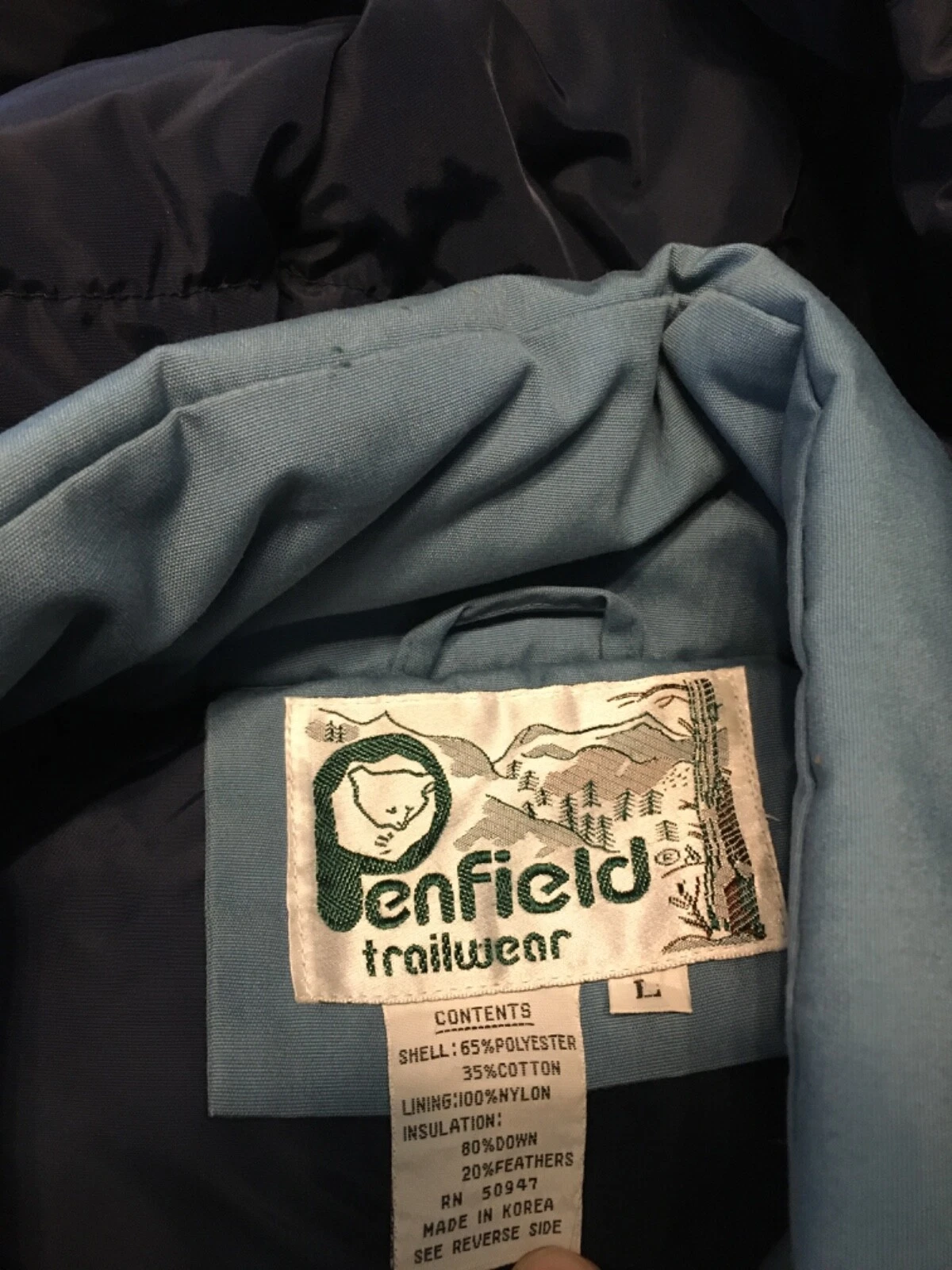 penfield vintage trailwear goose down puffer puffy coat jacket
