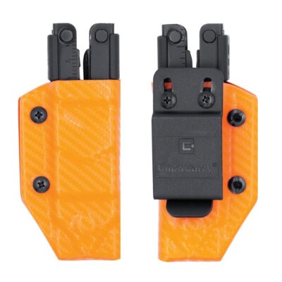 Gerber MP600  Gürtelhalter   Carbon Design / Kydex   orange no tool