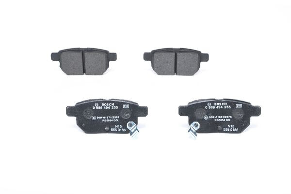 Plaquettes de frein Bosch 0986494255 à haute friction pour Toyota Corolla