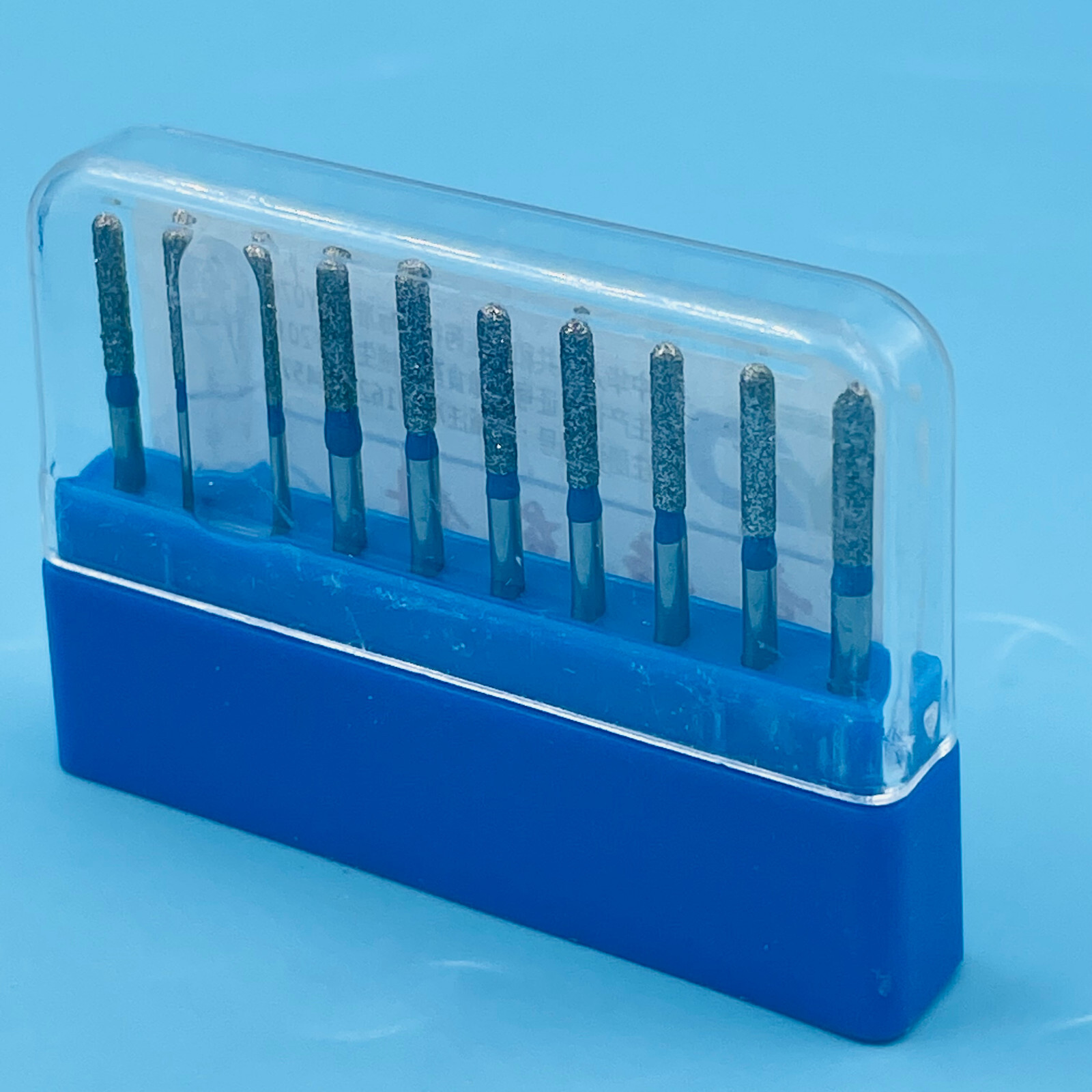 50PCS Dental Diamond Burs Tooth Drill Medium FG 1.6M SR13 High Speed