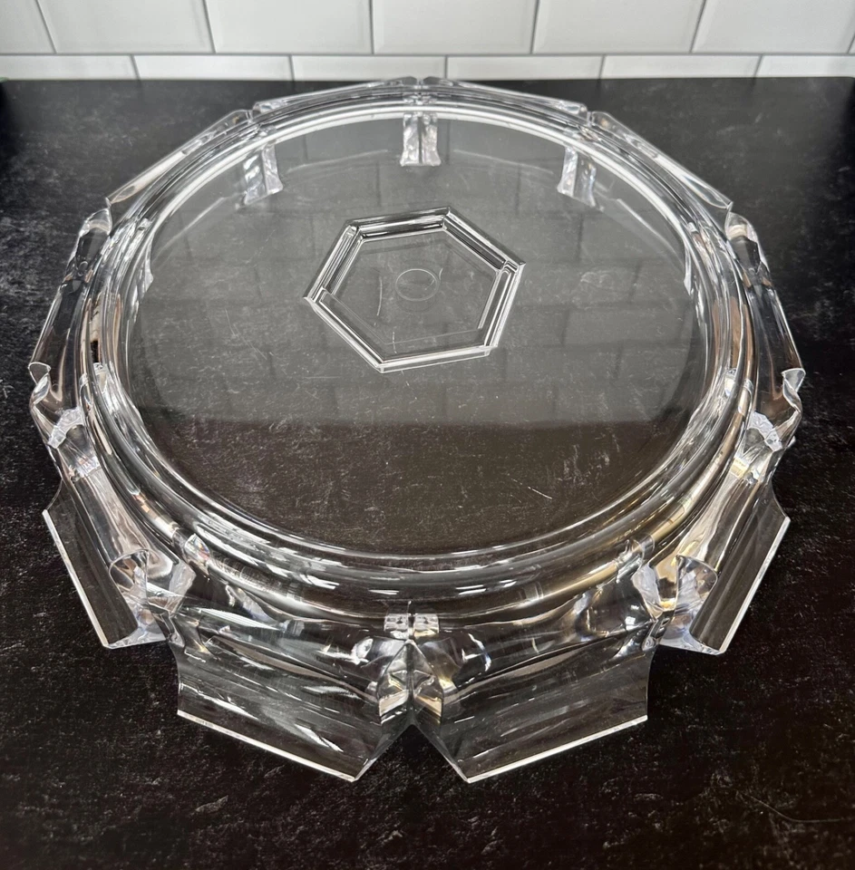 Servidor de inmersión y chips grandes William Bounds Grainware Regal Lucite WB23 LEER Foto 4 de 4