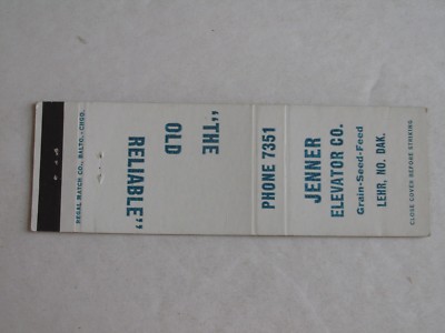 P33 ND North Dakota Jenner Elevator Co Grain Seed Feed Lehr