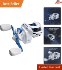 Ultra-Lightweight Baitcasting Reel - High-Speed Gear Ratio - Long Cast - 7.6