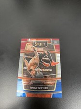 2022 Panini Select WWE Concourse Red and Blue Montez Ford #22 wrestling card