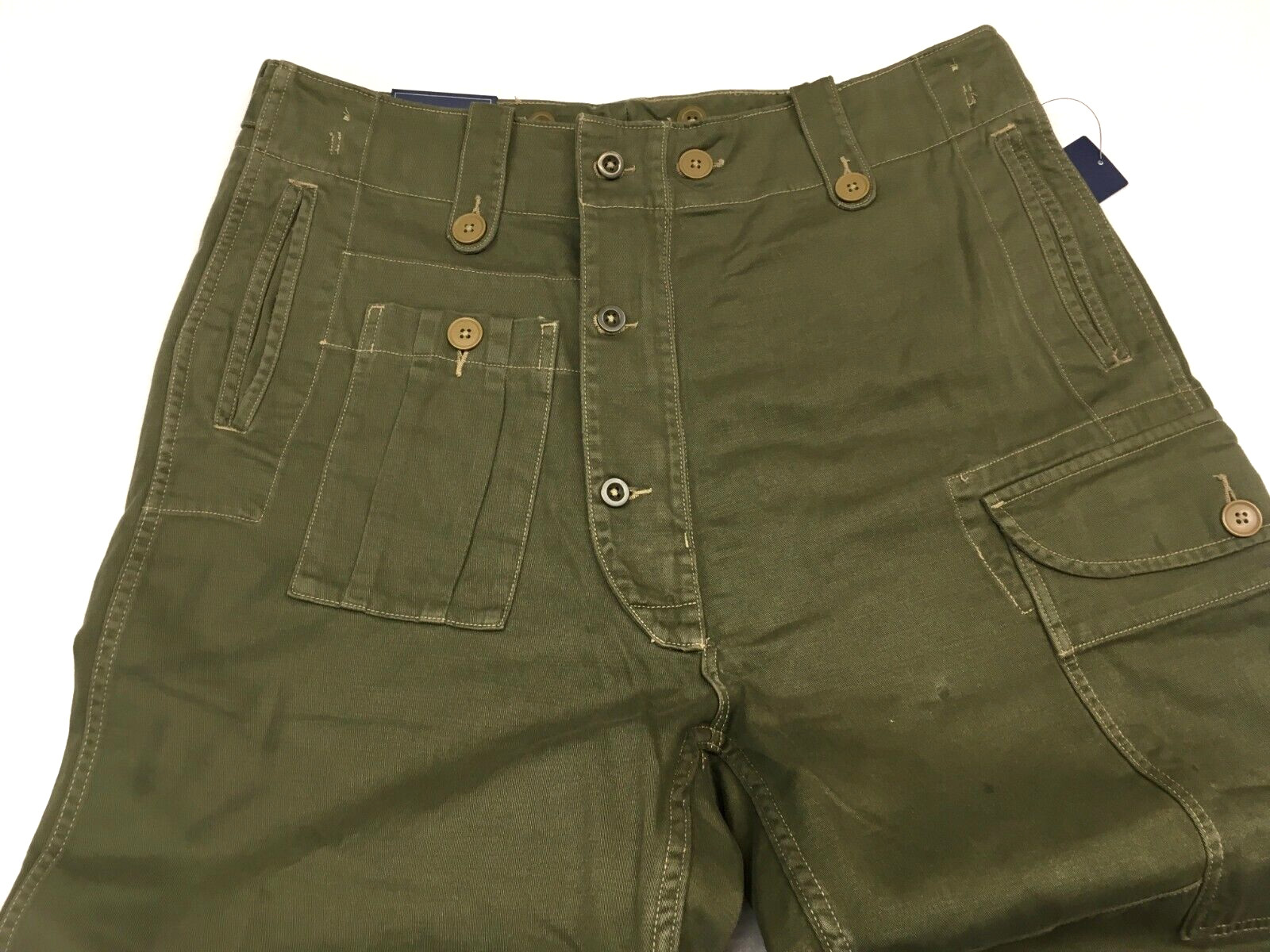 Polo Ralph Lauren 1940 Military Army Hunting Skeet Cargo Baggy Pants Relaxed Fit image 9