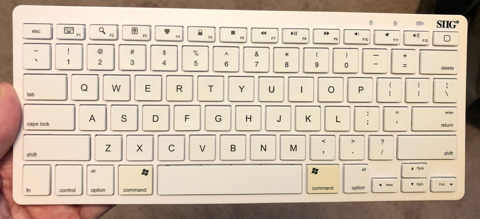Siig Wireless Bluetooth Slim Keyboard for iOS IPhone And iPads