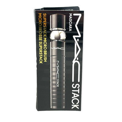 M.A.C Stack Mascara Superstack Micro Brush *Black* .07oz./2.1ml NEW