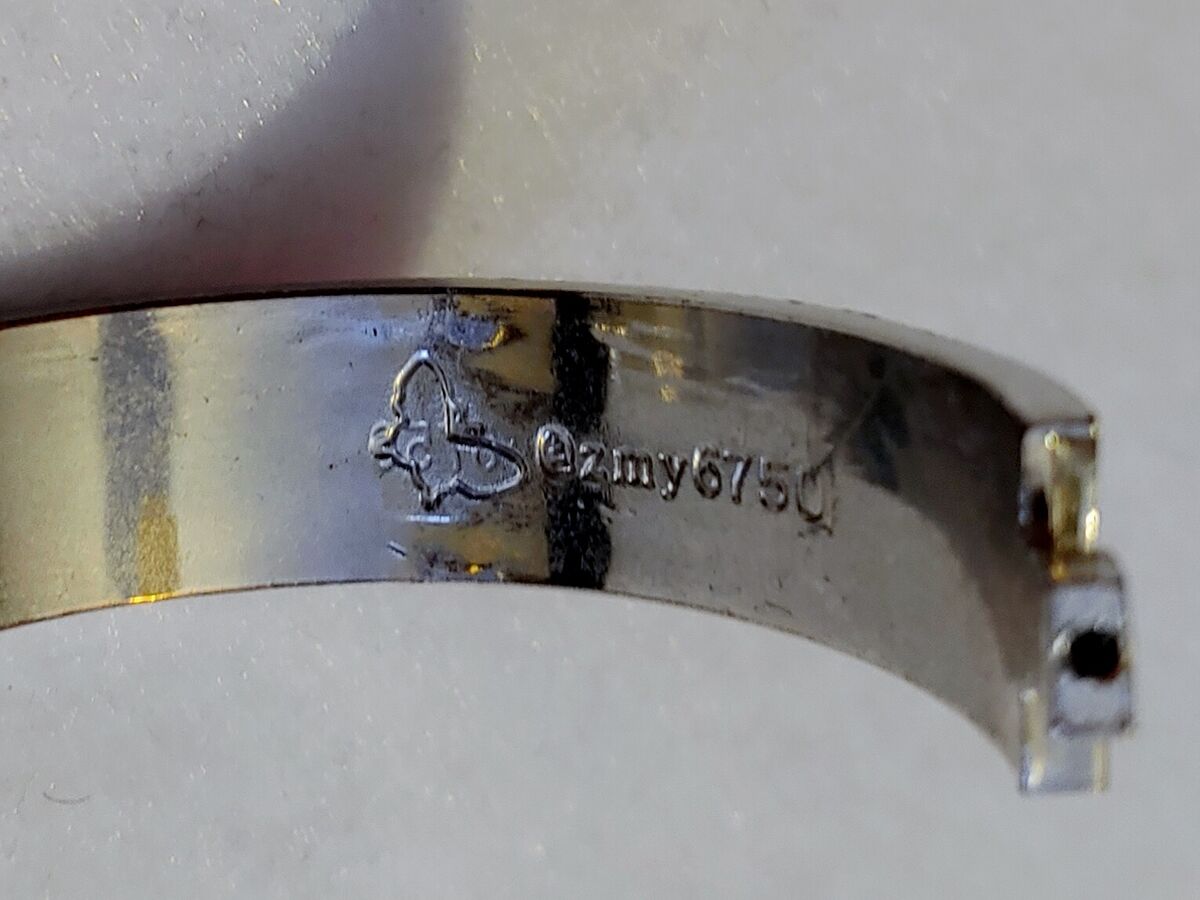 Hinged - Bangle Bracelet - Repair ( STAMPED zmy6750 ) as Hinged - Bangle Bracelet - Repair ( STAMPED zmy6750 ) as