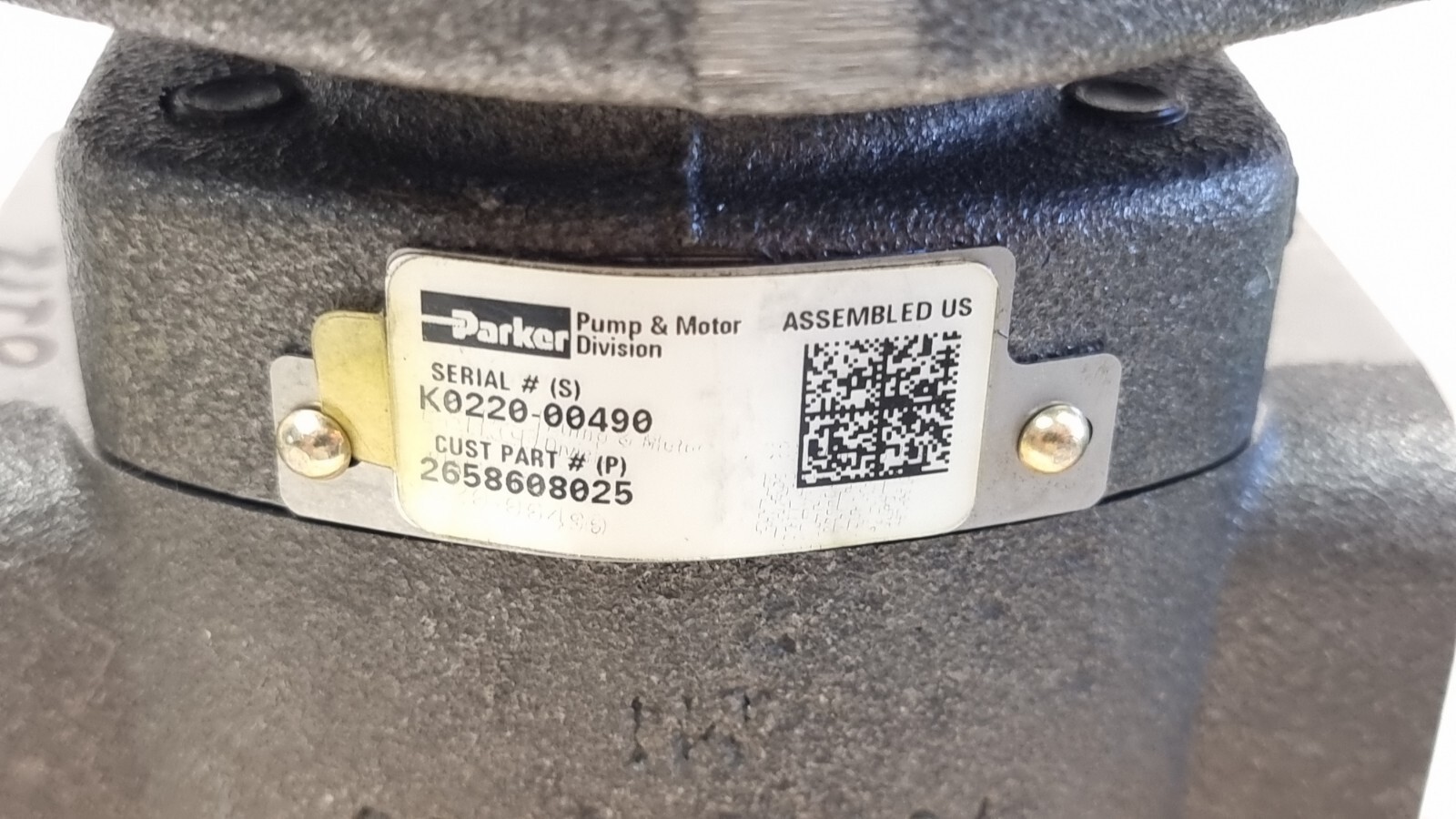 Epiroc Parker 2658 6080 25 Hydraulic Motor 2658608025 Atlas Copco 