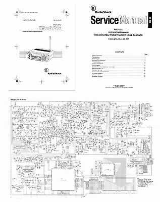 RADIO SHACK PRO-2052 PHOTOCOPY OPERATING + SERVICE MANUALS w/ 11X17