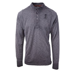 Harley-Davidson-Men-039-s-Grey-L-S-Thermal-Pullover-Henley-S01