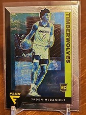 2020-21 Panini Flux Jaden McDaniels Rookie Minnesota Timberwolves NBA Basketball