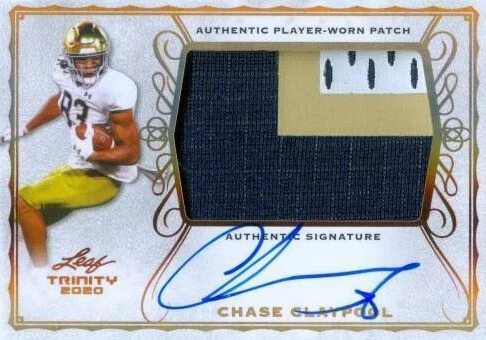 2020 Leaf Trinity Chase Claypool #PA-CC1