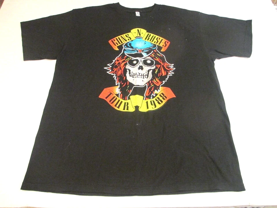 Camiseta Guns N Roses Tour 1988 Appetite For Destruction para hombre XL Slash Axel Foto 3 de 4