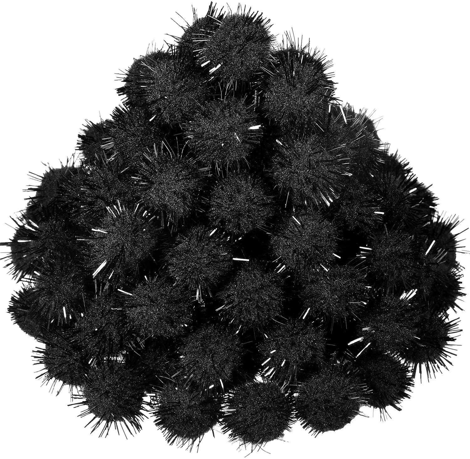Black Pom Pom Pompones para Manualidades