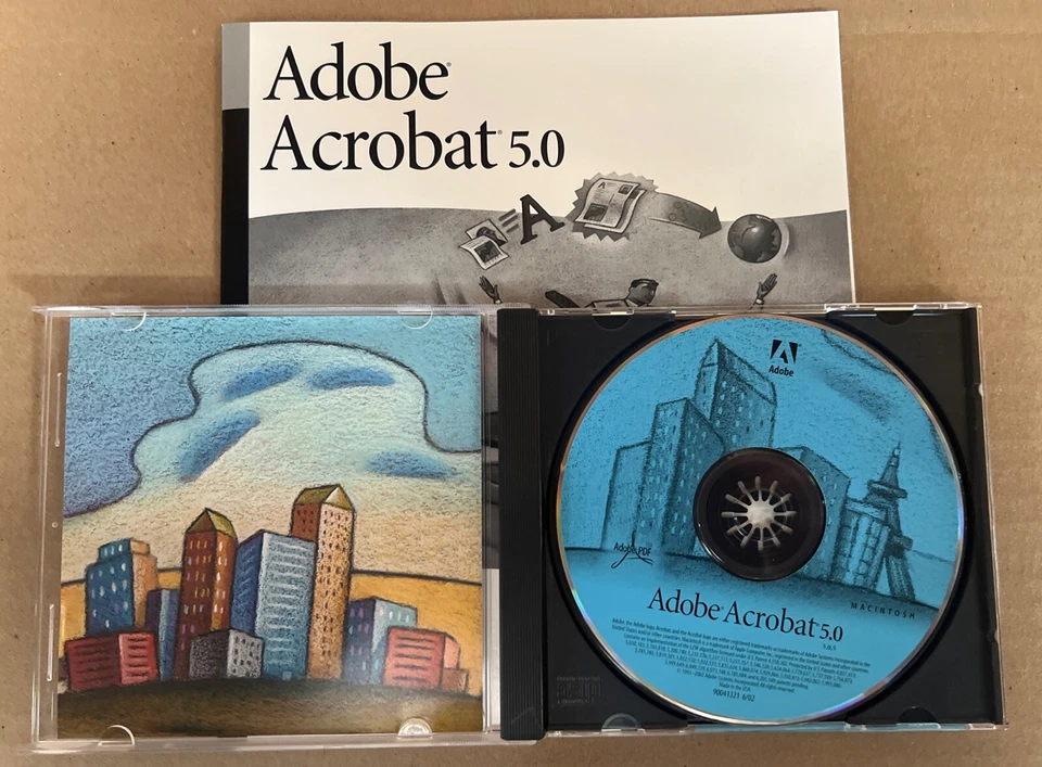 Adobe Acrobat 5.0 for Mac Education Version W/ Serial Number W/ Manual 90028803 - Image 4 of 4