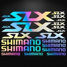 SLX SHIMANO KIT Holographic Vinyl Decal Stickers Sheet Bike Cycling Bicycle